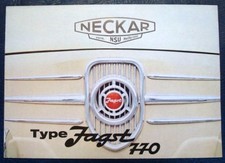 Brochure vendita auto NSU /
