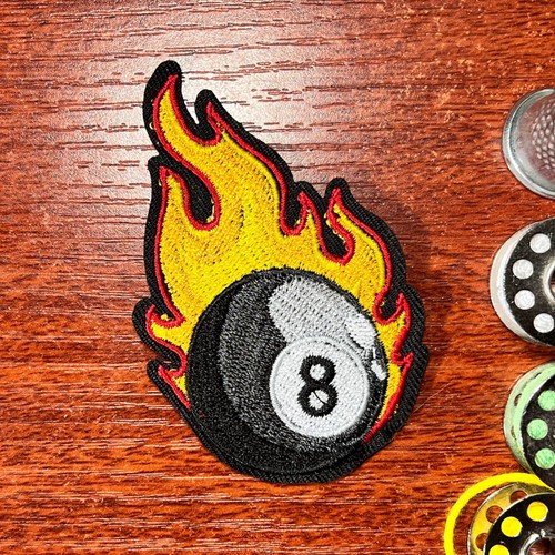 Flaming ball patch - 8,