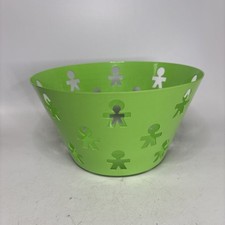 ALESSI KING KONG DESIGN GIROTONDO CESTO FRUTTIERA TRAFORATA Ø 23 CM VERDE #25