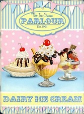 Il Cartello In Acciaio Piccolo Del Gelato 200Mm X 150Mm