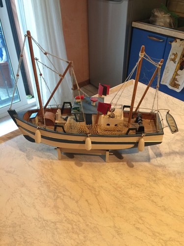 Peschereccio miniatura legno - peschereccio,