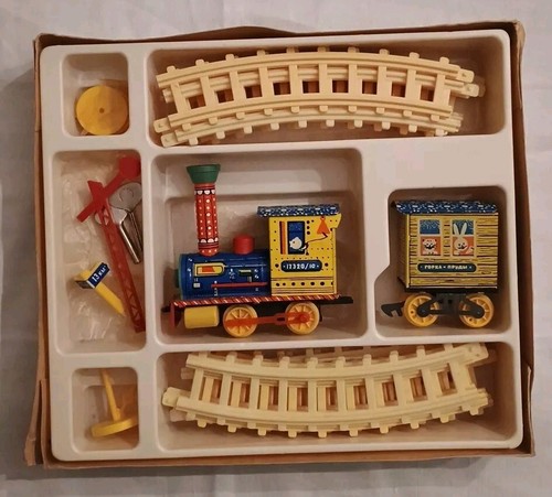 Trenino latta con carica a - in,