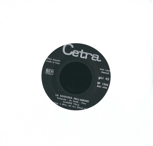 Disco giri claudio villa - ,