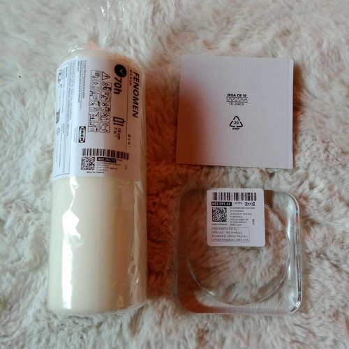 Candela fenomen bianca ikea - bianca,