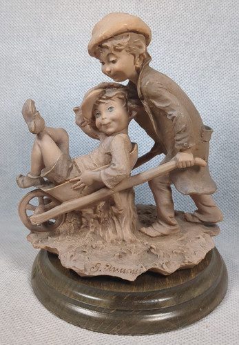 Statuina vintage giuseppe - vintage,