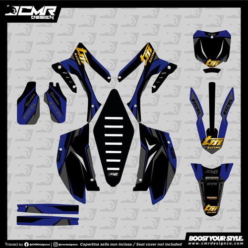 Kit grafiche adesivi crystal - kit,