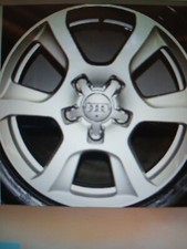 4 cerchi in lega ORIGINALI DA 16 POLLICI AUDI A4/AVANT 2007-2015 B8 8K2  SEMIN.