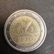 moneta 2 euro 2015 milan expo