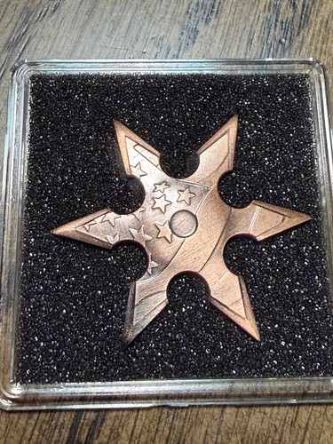 Copper ninja star shuriken 320 - copper,