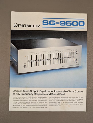 Pioneer 9500 brochure - sg-9500,
