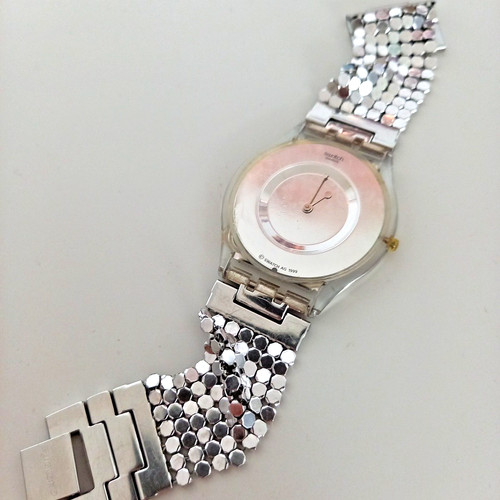 Swatch skin paved silver - skin,