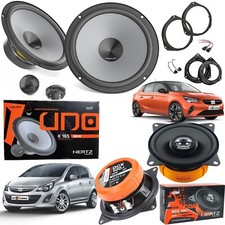 Kit 6 Casse Altoparlanti Hertz K165+DCX100.3 Ant+Post per Opel Corsa D E 2006-19