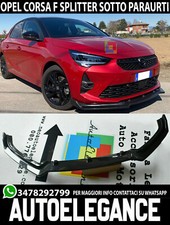 OPEL CORSA F LIP SPOILER