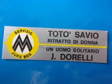 sticker jukebox 45 giri - TOTO