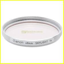48mm. Filtro Skylight 1x Canon innesto a vite M55. Vintage Sky light lens filter