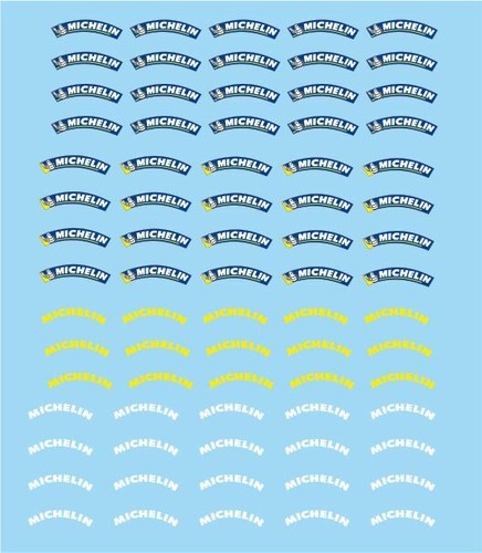 Decals pneus michelin - 1/24,