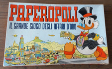 PAPEROPOLI Gioco da tavolo Vintage Mondadori Disney ☆ COMPLETO ☆