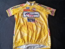 MAGLIA SHIRT VINTAGE CYCLING CICLISMO SANTINI MERCATONE UNO WILIER PANTANI. PROF
