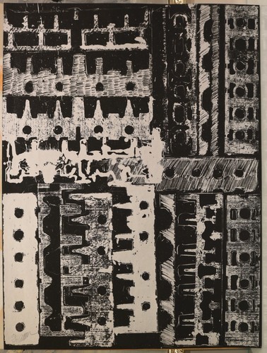 Fernandez arman litografia - litografia, "