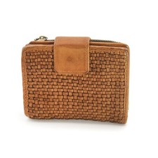 Portafoglio donna pelle portamonete esterno con cerniera portatessere documenti