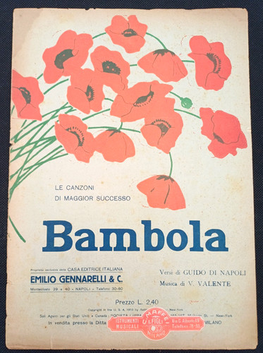 Bambola valente guido di - -,