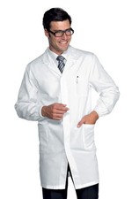 Camice medico uomo bottoni a