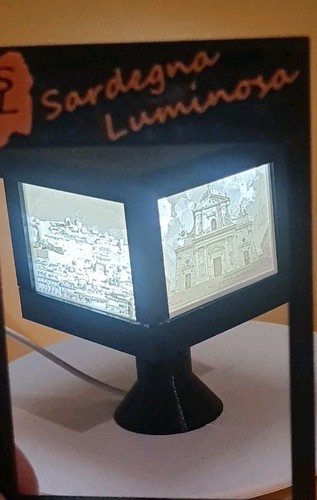 Lanterna litofania premium - lanterna,