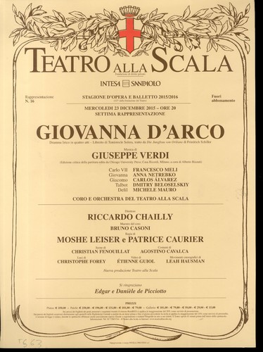 Teatro alla scala locandina - alla,