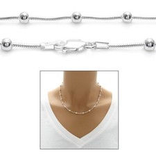 Collana o bracciale in argento