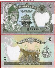 NEPAL 2 RUPIE nd 1995 2000 Insegna 13 P 29b (3) UNC spedizione gratuita da 100$