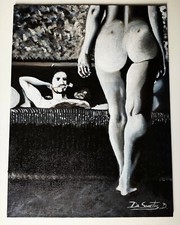 Quadro/Dipinto Olio su tela, 30x25 - Tentazione - D. De Sanctis - 2020