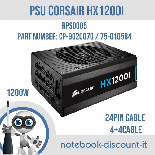 Alimentatore corsair hx1200i - alimentatore,