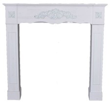 Consolle camino mensola bianca