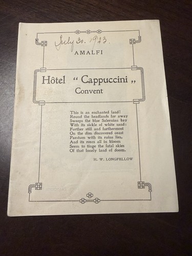 Libretto souvenir vintage