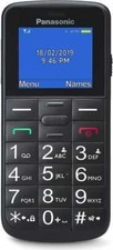 Panasonic Telefono Cellulare per Anziani Tasto SOS Bluetooth Nero KX-TU110EX