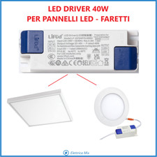 LED DRIVER 40w per Pannello LED Faretti Alimentatore Trasformatore 220v LIFUD a