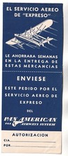 14) US airmail label  RARE