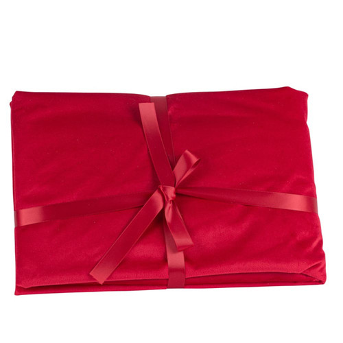 Tovaglia velluto rosso - velluto,