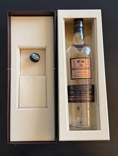 Bottiglia vuota macallan - bottiglia,