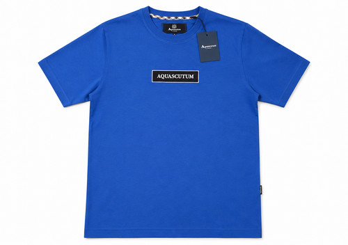 Shirt uomo aquascutum blu - t-shirt,