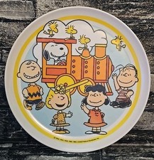 Vtg 1965 Plastic Plate Peanuts
