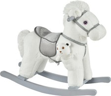Cavallo a Dondolo in Peluche e