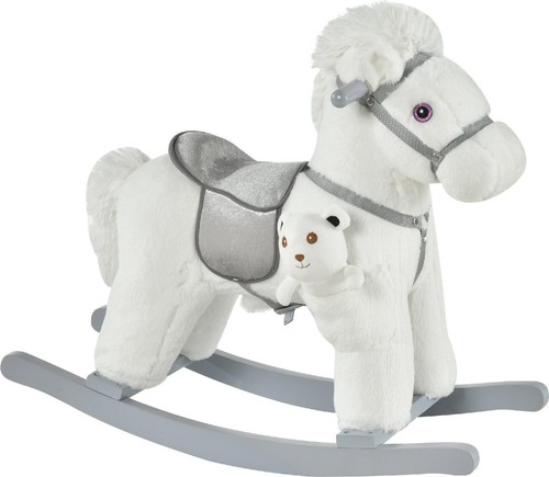Cavallo dondolo peluche e - cavallo, in