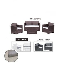 Divano 2 sedute con Poltrone e