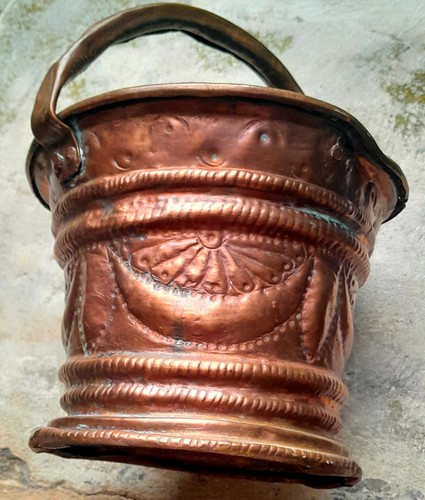 Antico secchiello rame - antico,