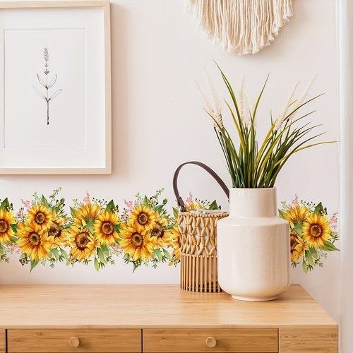 2pz adesivi murali girasole - adesivi,