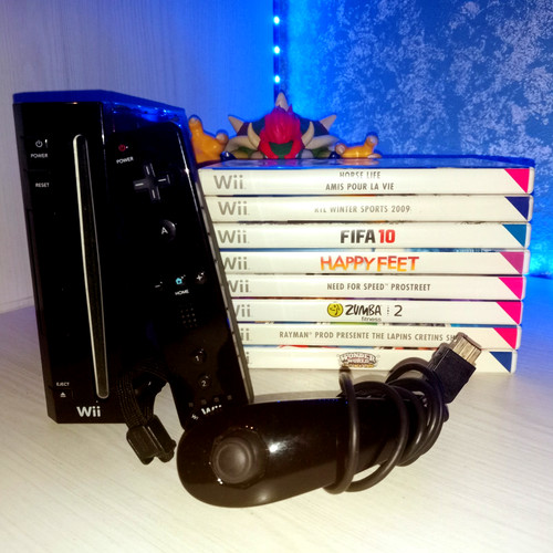 Console nintendo wii - console, nera