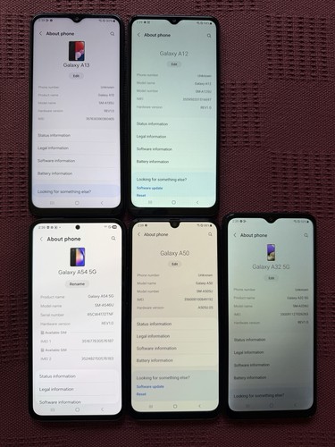 Lot samsung galaxy a54 - 5, 5g