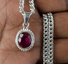 Ciondolo pietra preziosa ovale