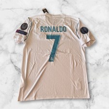 MAGLIA DA CALCIO VINTAGE C.RONALDO REAL MADRID 7 2017/18 FINAL KYIV ADIDAS TG. L